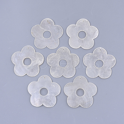 Capiz Shell Pendants X-SHEL-S276-21-1