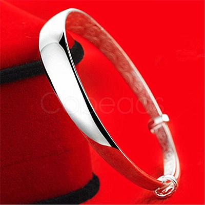 Women's Trendy Brass Smooth Bracelets for Women BJEW-BB59815-A-1