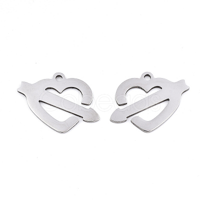 Non-Tarnish Valentine's Day 201 Stainless Steel Pendants STAS-S081-003-1