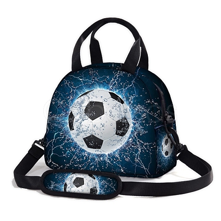 Oxford Soccer Ball Insulated Lunch Bag PW-WGF7A8D-03-1