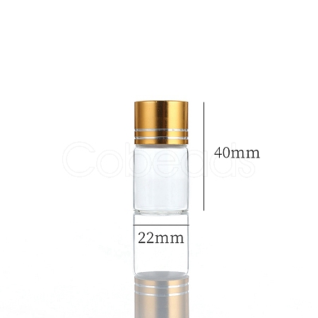 Clear Glass Bottles Bead Containers CON-WH0085-77C-02-1