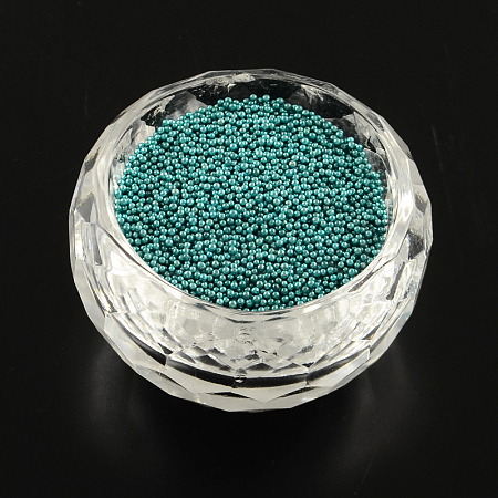 Color Plated DIY 3D Nail Art Decoration Mini Glass Beads MRMJ-R038-E06-1