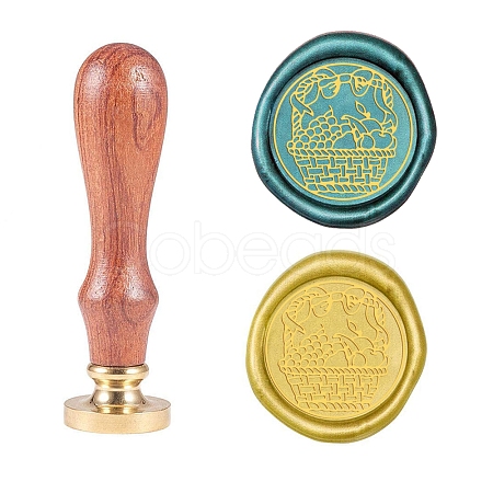 Wax Seal Stamp Set AJEW-WH0131-577-1