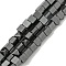 Non-magnetic Synthetic Hematite Beads Strands, Regular Cubic Cone, 4x4x5mm, Hole: 2.5mm, about 101pcs/strand, 16.14''(41cm)