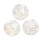 Natural White Shell Carved Cabochons, Flat Round with Cameo Women, 20x3mm