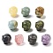 Natural & Synthetic Gemstone Carved Figurines, for Home Office Desktop Decoration, Pig, 17~19x23~24.5x19.5~21mm