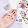 PandaHall Elite 36Pcs 6 Colors Brass Clip-on Earring Findings FIND-PH0006-40-3