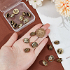 Unicraftale 10Pcs Helmet Alloy Beads FIND-UN0002-99-4