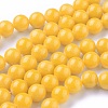 Natural Mashan Jade Beads Strands G-I227-01-10mm-A02-1