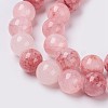 Natural Colorful Green Jade Beads Strands X-G-G757-02-6mm-3