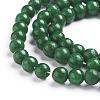 Natural Mashan Jade Round Beads Strands G-D263-4mm-XS26-3