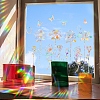 Flower Rainbow Prism Electrostatic Window Stickers PW-WGC86F6-01-4