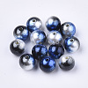 Rainbow ABS Plastic Imitation Pearl Beads OACR-Q174-8mm-11-1