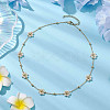 Imitated Pearl Acrylic Beads Necklace NJEW-JN04938-2