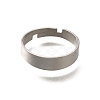 Adjustable 304 Surgical Stainless Steel Cuff Ring Settings STAS-F311-21P-02-2