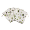 Polycotton(Polyester Cotton) Packing Pouches Drawstring Bags ABAG-T006-A07-1