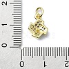 Brass Micro Pave Colorful Cubic Zirconia Pendants KK-H475-16G-01-3