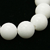 Natural Mashan Jade Round Beads Strands G-D263-14mm-XS01-1