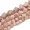 Natural Sunstone Beads Strands G-S332-8mm-008-2