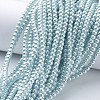 Glass Pearl Beads Strands X-HY-4D-B09-4