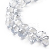 Transparent Glass Beads Strands GLAA-G096-01-4