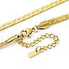 Ion Plating(IP) 304 Stainless Steel Snake Chain Necklaces for Women NJEW-A025-01B-G-2