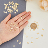 SUPERFINDINGS 80Pcs 8 Style Brass Charms KK-FH0004-99-3
