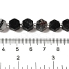 Natural Black Rutilated Quartz Beads Strands G-P534-A04-02-5