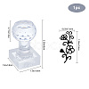 Clear Acrylic Soap Stamps DIY-WH0477-006-4