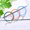 10Pcs 10 Colors Waxed Cord Necklace Making NCOR-YW0001-01-6