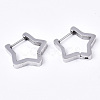 304 Stainless Steel Huggie Hoop Earrings X-EJEW-N016-002-2