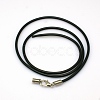 Black Rubber Necklace Cord Making NFS045-2-1