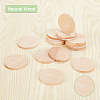 Undyed Wood Cabochons WOOD-WH0026-06B-4