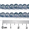 Frosted Transparent Glass Bead Strands GLAA-P065-6mm-10-3