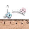 Rack Plating Alloy Rhinestone Pendants FIND-N005-25P-4