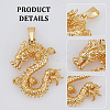 Brass Pendants KK-WH0083-06G-5