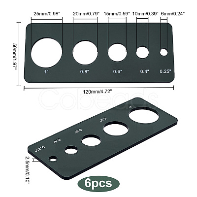 Acrylic Safety Eye Insertion Tool for Toy Making TOOL-WH0051-73A-1