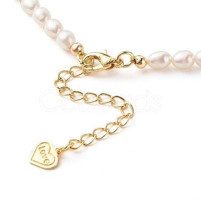 Pearl Beaded Necklace NJEW-JN03548-04-1