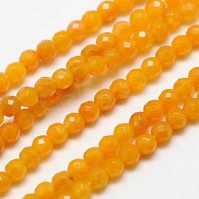 Natural Topaz Jade Bead Strands X-G-A129-3mm-07-1