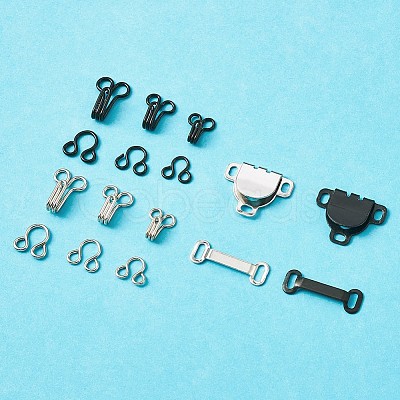 Iron Hook Clasps and Brass Trouser Fasteners FIND-TA0001-19-1