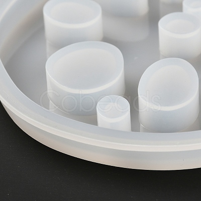 DIY Lotus Root Slices Cup Pad Silicone Molds DIY-F065-16-1