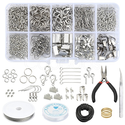 DIY Earring Bracelet Necklace Making Finding Kit DIY-FS0003-30-1