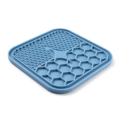 Silicone Dog Lick Mat AJEW-C005-01A-1