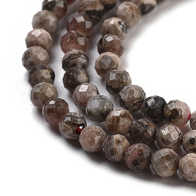 Argentina Natural Rhodonite Beads Strands G-G140-A01-03-1