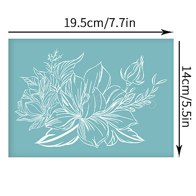 Self-Adhesive Silk Screen Printing Stencil DIY-WH0173-014-1