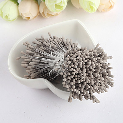 Plastic Artificial Matte Flower Core PW-WG40922-04-1