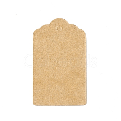 100Pcs Kraft Paper Flower Head Gift Tags CDIS-B001-01B-1