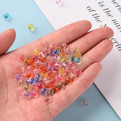 Transparent Acrylic Beads X-TACR-S154-11A-1