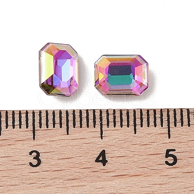 Glass Rhinestone Cabochons RGLA-L029-03B-HELA-1