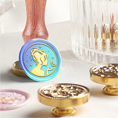 Wax Seal Stamp Set AJEW-WH0208-771-1